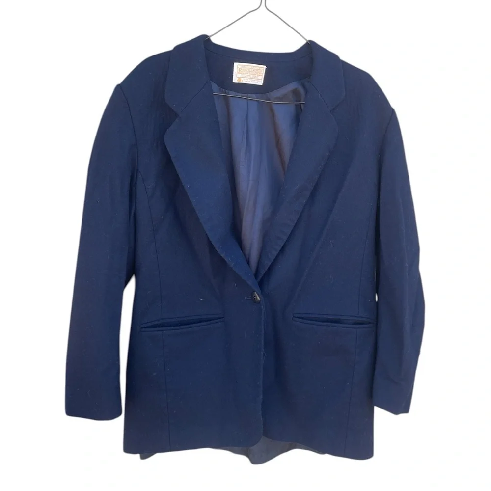 PENDLETON Vintage 70s Women’s Virgin Wool Blazer